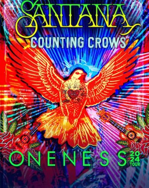 Carlos Santana Instagram - From Team Santana:  Santana And Counting Crows Announce Oneness Tour 2024 
GRAMMY-winning Rock and Roll Hall of Fame guitarist Carlos Santana alongside GRAMMY and Academy Award-nominated rock band Counting Crows have announced they will hit the road together for the Oneness Tour this summer. Santana will perform high-energy, passion-filled songs from their fifty-year career, including fan favorites from Woodstock to Supernatural, which celebrates its 25th anniversary this summer and will be highlighted all tour. Following three successful tours across the world, the Counting Crows return to the road with Santana and promises fans an unforgettable show filled with their timeless hits, including music off their most recent project Butter Miracle, Suite One. 
Together, the two iconic bands will perform 29 shows across North America. Produced by Live Nation, the tour kicks off in Hollywood, FL at Hard Rock Live on June 14 making stops in Toronto, ON; Tinley Park, IL; Morrison, CO; Austin, TX and more before wrapping up in Phoenix, AZ at Footprint Center on September 02. 

Visit Santana.com for full tour listing.
 
Tickets will be available starting with a Citi presale (details below) beginning on Wednesday, February 14. Additional presales will run throughout the week ahead of the general onsale beginning on Friday, February 16 at 10am local time at Santana.com & CountingCrows.com