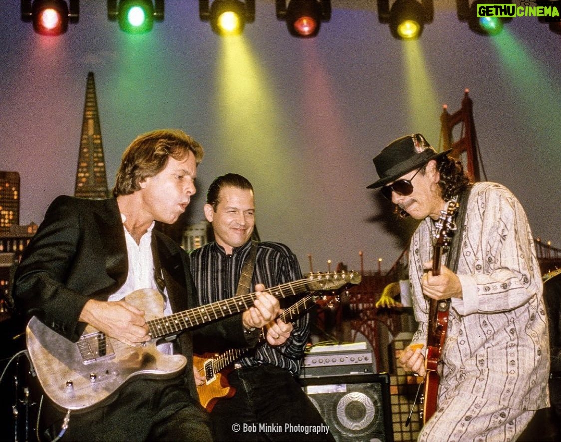 Carlos Santana - 5.3K Likes - Repost from @bobweir
•
March of 1997, bringing the music to The Bammies stage with Tommy Castro and Carlos Santana. What a time! 📸: @MinkinPhotography
-
# #santana
#carlossantana