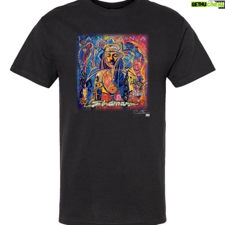 Carlos Santana - 2.6K Likes - Celebrating the 20th Anniversary of the Shaman Release with a Throwback Tee and CD
Shaman was released on October 22, 2002, and debuted at number 1 on the Billboard 200. It was certified Double Platinum by the RIAA. The first single of the album was "The Game of Love", featuring Michelle Branch and won a Grammy Award for "Best Pop Collaboration with Vocals", as well as peaking at number five on the Billboard Hot 100 singles chart. The song also reached the top 10 in Canada, New Zealand, and six European countries.
The album also features Santana Live show staples “Foo Foo” and “Victory is Won” as well as "Why Don't You & I", featuring Chad Kroeger of Nickelback and Spanish opera star, Plácido Domingo on “Novus”.
Visit the Santana Store
https://store.santana.com/