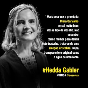 Carlos de Niggro Instagram - HEDDA GABLER
AUDITÓRIO DO MASP
Temporada: 28/06 a 25/08
Sextas e sábados às 20h e domingos às 18h
INGRESSOS – Link na BIO. 

FICHA TÉCNICA
Texto: Henrik Ibsen
Produção: Rosalie Rahal Haddad
Tradução e Direção: Clara Carvalho
Assistentes de Direção: Mariana Muniz e Thiago Ledier

Elenco:
Karen Coelho, Guilherme Gorski, Carlos de Niggro, Chris Couto, Nábia Villela, Mariana Leme, Sergio Mastropasqua e Gregory Slivar 

Cenários: Chris Aizner
Trilha Original: Gregory Slivar
Figurinos: Marichilene Artisevskis
Costureira: Judite Lima
Cenotecnia: Alicio Silva
Produção De Objetos: Jorge Luiz Alves
Luz: Nicolas Caratori
Operação de Luz: Luisa Silva
Preparação Vocal: Babaya Morais
Direção Técnica e Operação de Som: Valdilho Oliveira
Fotografia: Ronaldo Gutierrez
Visagismo: Marcos Padilha
Maquiagem: Ale Toledo
Design Gráfico: Rafael Oliveira
Produção: SM Arte Cultura 
Direção De Produção: Selene Marinho
Coordenação de Produção: Sergio Mastropasqua
Produção Executiva: André Roman/Teatro de Jardim
Direção de Palco: Henrique Pina
Contrarregra: André di Peroli
Camareira: Elisa Galdino 
Assessoria de Imprensa 
Adriana Balsanelli
Renato Fernandes
Gerenciamento de Mídias Sociais
Sergio Mastropasqua
Selene Marinho 
Luisa Silva 
Registro em vídeo: Ícarus Filmes 
Realização: Círculo de Atores


@claracarvalhoarte @marianamunizoficial @thiagoledier
@coelhokaren @guigorski @carlosdeniggro @chriscou @nabiavillela @marileme @sergiomastropasqua @gregoryslivar @chrisaizner @aliciosilv0 @marichilene
@judite.figurinos @jorgeluizalves65 nicocaratori @luisa.lluisa @valdilhooliveira
@hpinaas @elisa.galdino.10 @fotosgutierrez @marcospadilha @smartecultura
@selenemarinho @teatrodejardimsp @abalsanelli renatofernandesgon
@circulodeatores @haddadfellowship

#henrikibsen #heddagabler #circulodeatores #smartecultura #teatro #teatrosp #masp #dicassp #saopaulo #drama