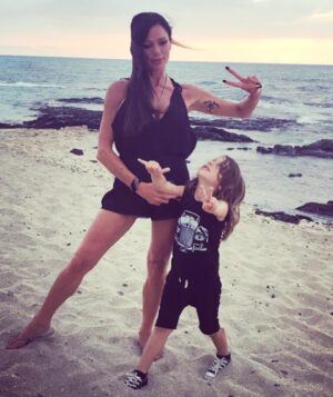 Carlton Elizabeth Instagram - 5/13/11 A Friday 13th Birthday Baby 🖤 I can’t believe this purfect little creature is 12 years old.  You take my breath away Cross, so proud of the truly beautiful n empathetic soul that u r. I Fucking Love you n Thku for choosing me🖤Blessed Be 🌛🌕🌜