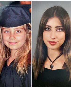 Carlton Elizabeth Instagram - Our Mysteri did it!!! 🖤 Kindergartener to Graduate we r all so fucking proud of u baby! Beyond excited for the mystickal n successful path that is yours🔮🌛🌕🌜#graduation2022