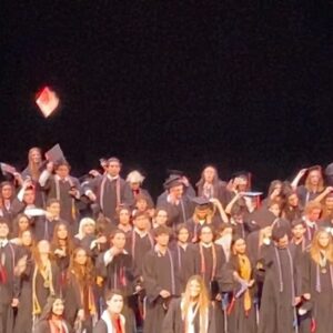 Carlton Elizabeth Instagram - Our Mysteri did it!!! 🖤 Kindergartener to Graduate we r all so fucking proud of u baby! Beyond excited for the mystickal n successful path that is yours🔮🌛🌕🌜#graduation2022