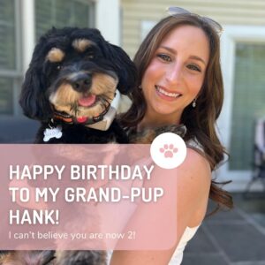 Carly Phillips Instagram - Happy birthday to Hank @bigdaddyhank, the dog who made me a grandma and who has the best personality. I can’t believe you are now 2! 😘 🐶 ❤️

#hankthepup #carlyphillips #romance #romancebooks #romancereaders #romancerecs #bookish #bookworm #booklover #bookaddict #bookstagram