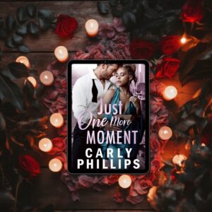 Carly Phillips Instagram - Have you read Just One More Moment yet?
"𝙎𝙝𝙚 𝙩𝙝𝙞𝙣𝙠𝙨 𝙝𝙖𝙥𝙥𝙞𝙡𝙮 𝙚𝙫𝙚𝙧 𝙖𝙛𝙩𝙚𝙧 𝙤𝙣𝙡𝙮 𝙝𝙖𝙥𝙥𝙚𝙣𝙨 𝙞𝙣 𝙧𝙤𝙢𝙖𝙣𝙘𝙚 𝙣𝙤𝙫𝙚𝙡𝙨.
𝙃𝙚 𝙘𝙖𝙣’𝙩 𝙬𝙖𝙞𝙩 𝙩𝙤 𝙥𝙧𝙤𝙫𝙚 𝙝𝙚𝙧 𝙬𝙧𝙤𝙣𝙜…"

Raven's running from her past, but Remington Sterling is determined to rewrite her story. 🔥 Just One More Moment,Book 1 in the Sterling Family series, is a spicy romance full of twists, trust, and a love worth the risk. 💖

GET YOUR COPY NOW! 💘
👉 𝗟𝗶𝗻𝗸 𝗶𝗻 𝗕𝗶𝗼

#comingsoon #carlyphillips #romance #romancebooks #romancereaders #romancerecs #bookish #bookworm #booklover #bookaddict #bookstagram