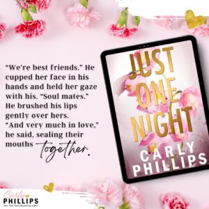 Carly Phillips Instagram - Have you read 𝐉𝐮𝐬𝐭 𝐎𝐧𝐞 𝐍𝐢𝐠𝐡𝐭 yet? 👀👇📚
"𝙃𝙚 𝙘𝙖𝙣'𝙩 𝙡𝙞𝙫𝙚 𝙬𝙞𝙩𝙝𝙤𝙪𝙩 𝙝𝙚𝙧... 𝙗𝙪𝙩 𝙨𝙝𝙚'𝙨 𝙘𝙤𝙢𝙥𝙡𝙚𝙩𝙚𝙡𝙮 𝙤𝙛𝙛-𝙡𝙞𝙢𝙞𝙩𝙨...
𝙐𝙣𝙩𝙞𝙡 𝙤𝙣𝙚 𝙣𝙞𝙜𝙝𝙩 𝙤𝙛 𝙥𝙖𝙨𝙨𝙞𝙤𝙣, 𝙖𝙣𝙙 𝙖 𝙥𝙤𝙨𝙞𝙩𝙞𝙫𝙚 𝙥𝙧𝙚𝙜𝙣𝙖𝙣𝙘𝙮 𝙩𝙚𝙨𝙩 𝙘𝙝𝙖𝙣𝙜𝙚𝙨 𝙚𝙫𝙚𝙧𝙮𝙩𝙝𝙞𝙣𝙜"

Perfect if you love:
✔️ Billionaire Romance
✔️ Friends to Lovers
✔️ One Night Stand
✔️ Surprise Baby
✔️ Workplace Romance

💘 𝐖𝐇𝐀𝐓 𝐑𝐄𝐀𝐃𝐄𝐑𝐒 𝐀𝐑𝐄 𝐒𝐀𝐘𝐈𝐍𝐆:
"JUST ONE NIGHT is the first book in Carly Phillip's new series, The Kingston Family. It was a wonderful introduction to this new family. A terrific friends to lovers story that captivated my heart and emotions. ⭐⭐⭐⭐⭐ - 𝙍𝙞𝙖 𝘼𝙡𝙚𝙭𝙖𝙣𝙙𝙚𝙧, 𝙍𝙚𝙖𝙙𝙞𝙣𝙜 𝙄𝙨 𝙊𝙪𝙧 𝙎𝙖𝙩𝙞𝙨𝙛𝙖𝙘𝙩𝙞𝙤𝙣

Get your copy now:
👉 𝐋𝐢𝐧𝐤 𝐢𝐧 𝐁𝐢𝐨

#carlyphillips #romance #romancebooks #romancereaders #romancerecs #bookish #bookworm #booklover #bookaddict #bookstagram