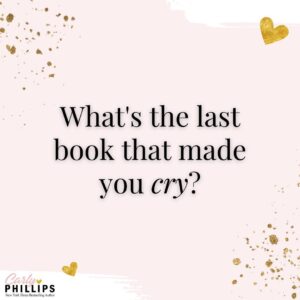 Carly Phillips Instagram - 𝐐𝐮𝐞𝐬𝐭𝐢𝐨𝐧 𝐨𝐟 𝐭𝐡𝐞 𝐖𝐞𝐞𝐤 🤔 💭
𝙒𝙝𝙖𝙩'𝙨 𝙩𝙝𝙚 𝙡𝙖𝙨𝙩 𝙗𝙤𝙤𝙠 𝙩𝙝𝙖𝙩 𝙢𝙖𝙙𝙚 𝙮𝙤𝙪 𝙘𝙧𝙮?
Let me know in the comments below. 👇

#carlyphillips #romance #romancebooks #romancereaders #romancerecs #bookish #bookworm #booklover #bookaddict #bookstagram