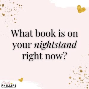 Carly Phillips Instagram - 𝐂𝐚𝐫𝐥𝐲'𝐬 𝐐𝐮𝐞𝐬𝐭𝐢𝐨𝐧 𝐨𝐟 𝐭𝐡𝐞 𝐖𝐞𝐞𝐤 🤔 💭
𝙒𝙝𝙖𝙩 𝙗𝙤𝙤𝙠 𝙞𝙨 𝙤𝙣 𝙮𝙤𝙪𝙧 𝙣𝙞𝙜𝙝𝙩𝙨𝙩𝙖𝙣𝙙 𝙧𝙞𝙜𝙝𝙩 𝙣𝙤𝙬?
Let me know the title and author in the comments below. 👇

#carlyphillips #romance #romancebooks #romancereaders #romancerecs #bookish #bookworm #booklover #bookaddict #bookstagram