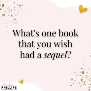 Carly Phillips Instagram - 𝐂𝐚𝐫𝐥𝐲'𝐬 𝐐𝐮𝐞𝐬𝐭𝐢𝐨𝐧 𝐨𝐟 𝐭𝐡𝐞 𝐖𝐞𝐞𝐤 🤔 💭
𝙒𝙝𝙖𝙩'𝙨 𝙤𝙣𝙚 𝙗𝙤𝙤𝙠 𝙮𝙤𝙪 𝙬𝙞𝙨𝙝 𝙮𝙤𝙪 𝙝𝙖𝙙 𝙖 𝙨𝙚𝙦𝙪𝙚𝙡?
Let me know the title and author in the comments below. 👇

#carlyphillips #romance #romancebooks #romancereaders #romancerecs #bookish #bookworm #booklover #bookaddict #bookstagram