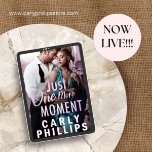 Carly Phillips Instagram - 🅹🆄🆂🆃 🅾🅽🅴 🅼🅾🆁🅴 🅼🅾🅼🅴🅽🆃 🅸🆂 🅷🅴🆁🅴 👀👇❤️

𝐓𝐫𝐨𝐩𝐞𝐬:
✔️ Billionaire, 
✔️ Friends to Lovers, 
✔️ Workplace Romance 

"𝙎𝙝𝙚 𝙩𝙝𝙞𝙣𝙠𝙨 𝙝𝙖𝙥𝙥𝙞𝙡𝙮 𝙚𝙫𝙚𝙧 𝙖𝙛𝙩𝙚𝙧 𝙤𝙣𝙡𝙮 𝙝𝙖𝙥𝙥𝙚𝙣𝙨 𝙞𝙣 𝙧𝙤𝙢𝙖𝙣𝙘𝙚 𝙣𝙤𝙫𝙚𝙡𝙨.
𝙃𝙚 𝙘𝙖𝙣’𝙩 𝙬𝙖𝙞𝙩 𝙩𝙤 𝙥𝙧𝙤𝙫𝙚 𝙝𝙚𝙧 𝙬𝙧𝙤𝙣𝙜…"

Falling in love is not on Raven Walsh’s agenda. Running from her past keeps her way too busy for that. She can, however, handle a friends-with-benefits scenario with the hot billionaire who co-owns The Back Door bar. But trusting him with her heart? Not a chance…

Remington Sterling has had his eye on the smart and sexy Raven since she started waitressing at his bar. He knows she’s gun-shy where relationships are concerned. But he’s ready to do whatever it takes to convince her he’s worth the risk…

When Raven’s secrets catch up to her in a big way, she must decide if the potential cost of trusting Remy is more than she’s willing to pay—and Remy will need to figure out how far he’s willing to go for love…

𝐉𝐮𝐬𝐭 𝐎𝐧𝐞 𝐌𝐨𝐫𝐞 𝐌𝐨𝐦𝐞𝐧𝐭, book 1 in the Sterling Family series (all can be read as standalones), is a spicy contemporary romance featuring a ready-to-run heroine and the possessive, protective alpha hero who is more than ready to catch her. Download today!

GET YOUR COPY NOW!
👉 𝙇𝙞𝙣𝙠 𝙞𝙣 𝘽𝙞𝙤

#comingsoon #carlyphillips #romance #romancebooks #romancereaders #romancerecs #bookish #bookworm #booklover #bookaddict #bookstagram