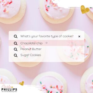 Carly Phillips Instagram - 🅸🆃'🆂 🅽🅰🆃🅸🅾🅽🅰🅻 🅲🅷🅾🅲 🅲🅷🅸🅿 🅳🅰🆈 🍪 😋

To celebrate, I want to know:
𝙒𝙝𝙖𝙩 𝙞𝙨 𝙮𝙤𝙪𝙧 𝙛𝙖𝙫𝙤𝙧𝙞𝙩𝙚 𝙩𝙮𝙥𝙚 𝙤𝙛 𝙘𝙤𝙤𝙠𝙞𝙚?
🍫 = CHOCOLATE CHIP
🥜 = PEANUT BUTTER
🍪 = SUGAR COOKIES

We all know I'm a chocolate girl!
Let me know in the comments below! 👇

#carlyphillips #romance #romancereaders #romancerecs #bookish #bookworm #booklover #bookaddict #romancelover #romancereader
