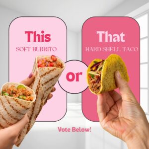 Carly Phillips Instagram - 😋 𝐈𝐭𝐬 𝐍𝐚𝐭𝐢𝐨𝐧𝐚𝐥 𝐁𝐮𝐫𝐫𝐢𝐭𝐨 𝐃𝐚𝐲! 😋

So I want to know which is better? 🤔💭
𝙎𝙤𝙛𝙩 𝘽𝙪𝙧𝙧𝙞𝙩𝙤 𝙤𝙧 𝙃𝙖𝙧𝙙 𝙎𝙝𝙚𝙡𝙡 𝙏𝙖𝙘𝙤𝙨?? 
Soft shell burritos for the win!
Let me know in the comments below!!
🌯 = BURRITO
🌮 = TACO

#carlyphillips #romance #romancereaders #romancerecs #bookish #bookworm #booklover #bookaddict #romancelover #romancereader