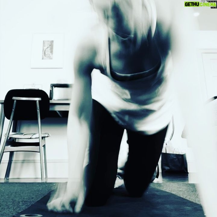 Carly Pope - 874 Likes - That work day pre-game courtesy of @tracyandersonmethod …if you know, you know. I might be tongue-tied today, but them glutes are SQUAWKIN’ - thanks for the intro Tess 💪🏼💥