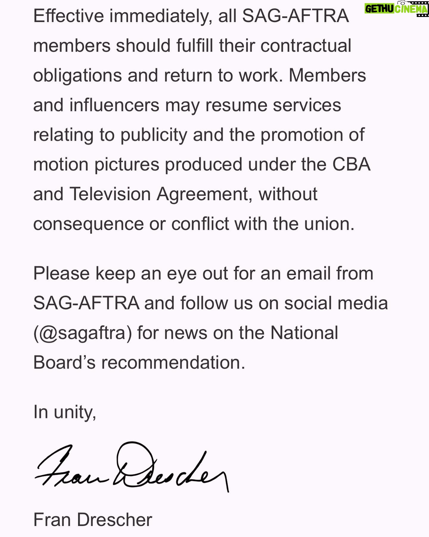 Carly Pope - 319 Likes - E X C E L L E N T
Thank you @sagaftra negotiating committee @officialfrandrescher @duncanci et al - everyone in front of and behind the scenes, in all corners of the industry - for the very hard push. Looking forward to learning more, ratifying a strong deal, and then cartwheeling back to set!
#sagaftrastrong #backtowork
#aaaandaction🎬