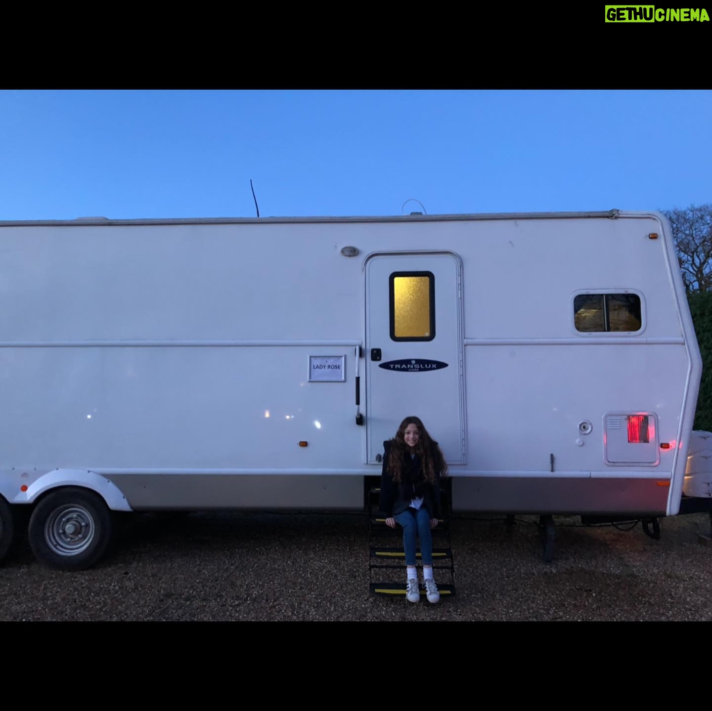 Carmel Laniado - 2.5K Likes - Throwback to when I first saw my trailer on #dolittle on my first day!!! ❤️