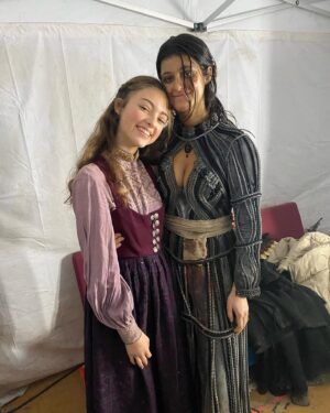 Carmel Laniado Instagram - The Witcher is finally out!!⚔️💜 Feel so so grateful to have been a part of such a beautiful project and cannot wait to watch this season!!!