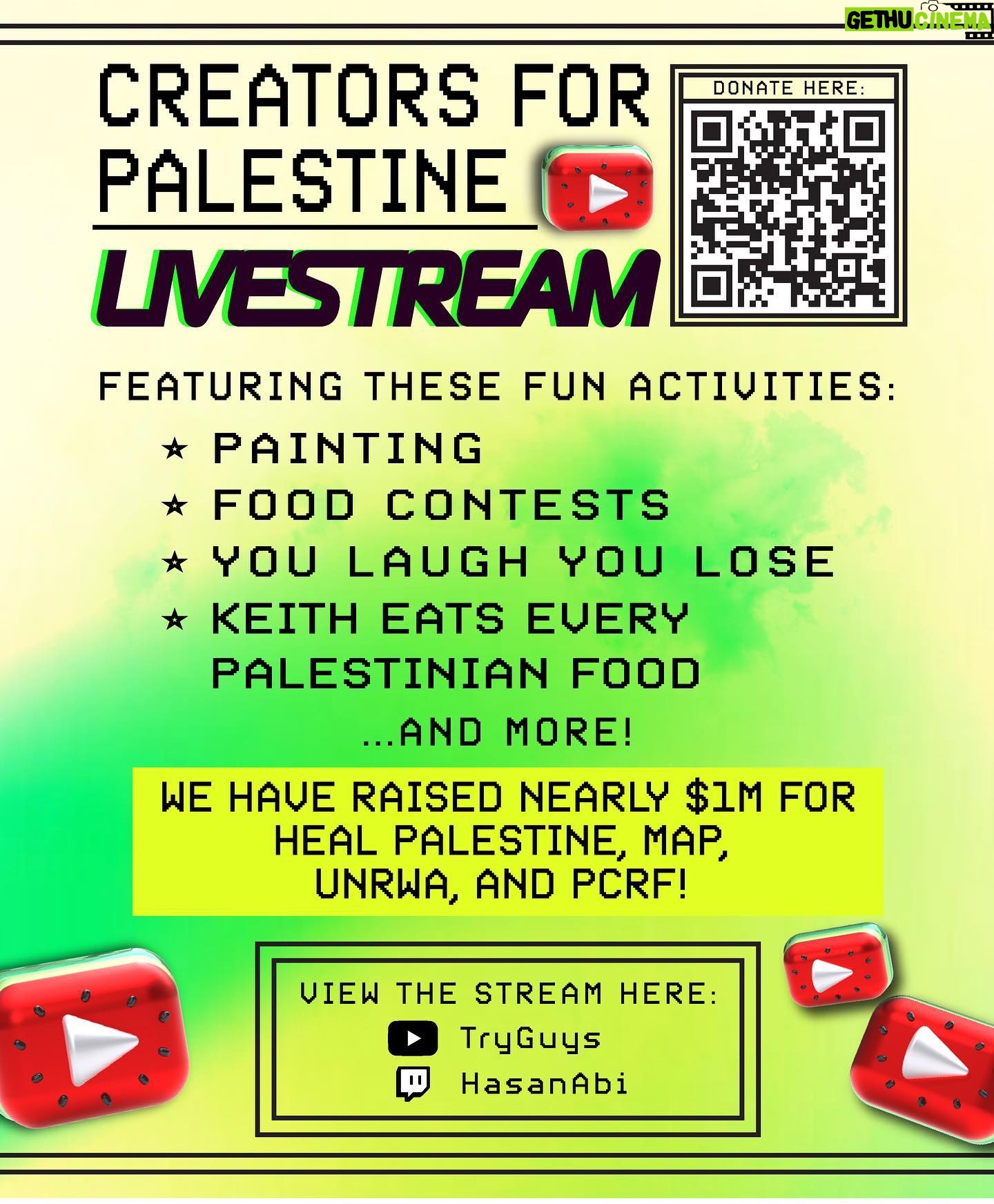 Caroline Kwan - 3.5K Likes - Catch us all at our Creators for Palestine livestream tomorrow, 1-5 PM PST! You can watch us live on @hasandpiker on twitch, and @tryguys on YouTube. šµšøā„ļø Help us get to $1M for Palestinian emergency relief.
@tryguys @smosh @tyleroakley @hasandpiker @jarvis @eddyburback @sarahschauer @nicolerafiee @tednivison @luvu2golka @tkalovell @wwabisabi @stanzipotenza @illymation_ @ashley_ippolito @denimstv @alluringskull @fr0gan @caprisunnpapi @jaubreyyt @hassankhadair @zaydante @abelinasabrina @frederic.chen @ashurgharavi @amanda.todhunter @therosemontoya @milesbon
Graphics by @jazmynflowers @wimbyjilson