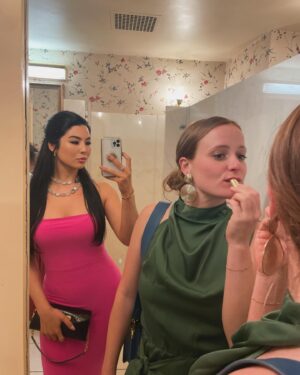 Caroline Kwan Instagram - back with my favorite SLUsers for kathy   reid’s wedding 🫶🏼💕