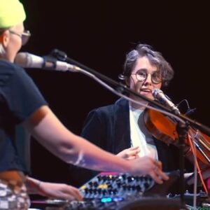 Caroline Shaw Instagram - @ringdownmusic, @dannileep and  @carolineadelaideshaw perform in our space with @bigearsfestival 

🎥 @dthab