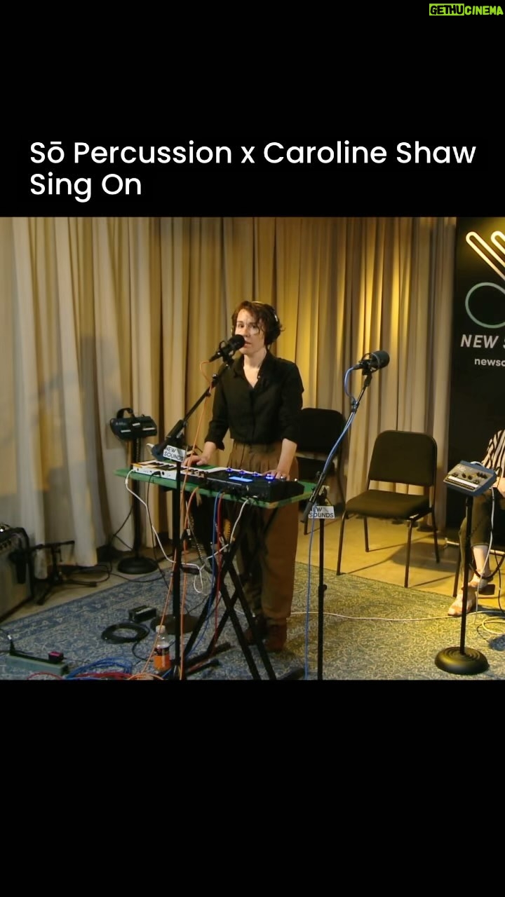 Caroline Shaw - 627 Likes - SÅ Percussion and Caroline Shaw perform the song Sing On from their new album Rectangles and Circumstance live on @newsounds at @wnyc. Hear the entire performance at newsounds.org!