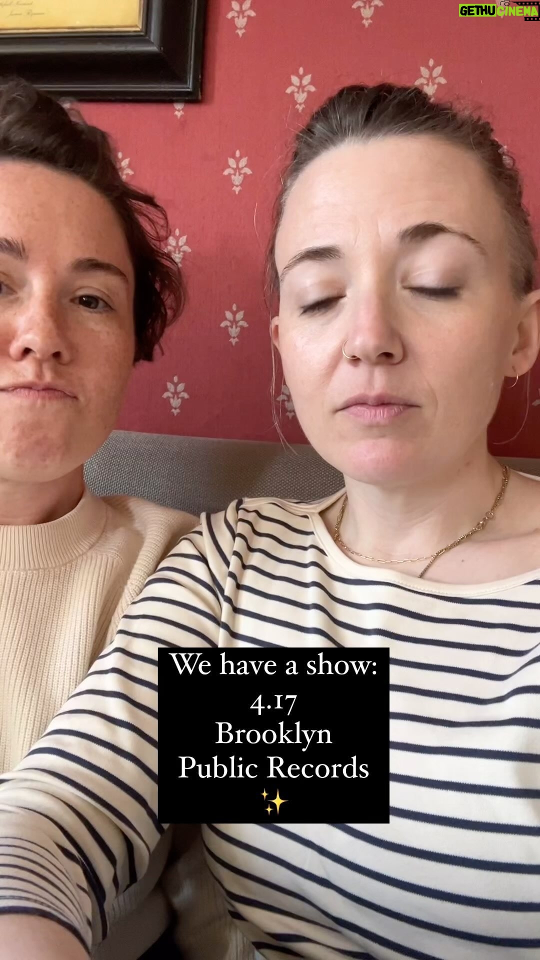 Caroline Shaw - 489 Likes - TLDR: your two gay aunts have a show on Wednesday night (4.17) at @publicrecordsnyc and @skycreaturenyc is opening. Doors at 7. We go on at 9pm ā¤ļøšŖ©āØ