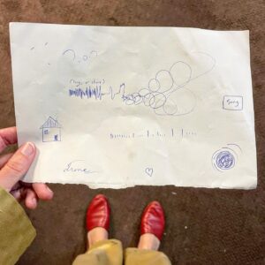 Caroline Shaw Instagram - tonight’s score for merce cunningham’s “changing steps”