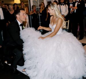 Carrie Wampler Instagram - One whole year of being husband and wife. Marrying you was the best decision I’ve ever made and the greatest gift I’ve ever been given. October 1st will forever give me butterflies. Happy anniversary, my sweet hubs. I love you i love you i love you♥️