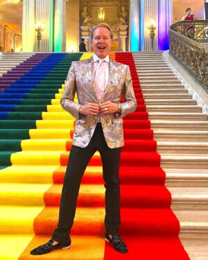 Carson Kressley Instagram - PROUD to be exactly ME.  I wish the same for you this Pride Month and always.