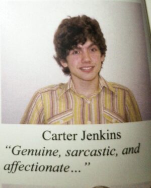 Carter Jenkins Instagram - In honor of @boburnham’s masterpiece @eighthgrademov, here’s me in #eighthgrade being genuine and sarcastic at the same time. Also affectionate with a weird ellipses.