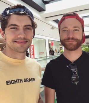 Carter Jenkins Instagram - Happy birthday @cameronbowen! Here we are hanging at the mall and on a carousel like a couple of grown adults.