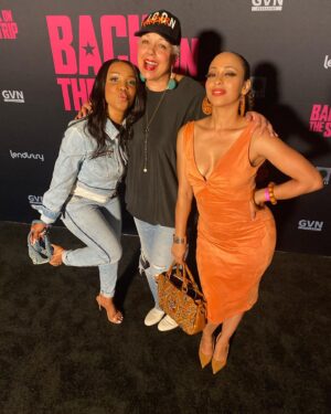 Caryn Ward Instagram - 🌟 Couldn't let #NationalCinemaDay slip away without sharing some highlights from the BACK ON THE STRIP special screening at the iconic Chinese Theater in Hollywood, CA! 🎥🍿

Hats off to the exceptional cast! 🎬 @spencemooreii did his thang! Tiffany Haddish, Wesley Snipes, Gary Owen, Bill Bellamy—Everyone was hilarious! LOVED every moment on screen with my #1 @faizonlove 💕. Massive shoutout to the mastermind Writer/Director @therealchrisspencer, wordsmith maestro @ericdscreenwriter1 and the visionary producers who weave dreams into reality: @vspencerbx22, Missy Valdez, Kip Konwiser, Josh Russell (pictured with Antonia Bogdanovich), and last but certainty not least, Geno Taylor @gvnreleasing ✨

Shoutout to my very talented girl @mercglow for being my my date for the night! And the joy of reuniting with my girl  @eliseneal ! 

➡️Swipe to unveil some backstage shenanigans ... Anyone recall that  #final scene in the movie? We cut a rug ! 💃🏽🕺😂Relished every moment embodying the role of EVE, the Church's First Lady 🙏🏽 alongside my movie-hubby  @ohsnapjbsmoove -Let the church say Amen! 🙌🏽

Endless gratitude to my tribe, near and far, for filling those theater seats and bolstering our INDIE film! Your support means the 🌎 to this freckle-faced gal. 😘🌟🧡 #MainCharacterEnergy #carynwardrossenergy  #comedy @main_character_energy_u #scenesanddreams

Cover 📸: @verbalslick
