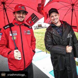 Casey Stoner Instagram - Posted @withrepost • @crashmotogp_ If you're going to do a track walk around Phillip Island, Casey Stoner is the right person to do it with 😎🇦🇺

#MotoGP #CaseyStoner #Bagnaia #AustralianGP #Ducati #Motorcycle #Racing