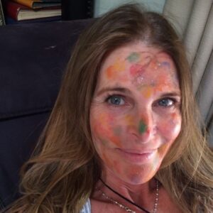 Catherine Oxenberg Instagram - Paint job courtesy of @mayavandien