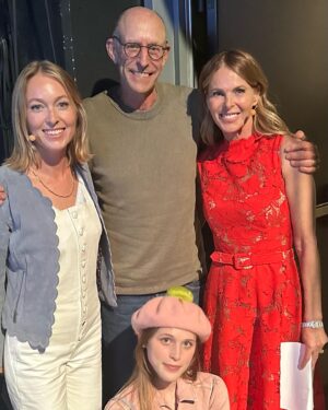 Catherine Oxenberg Instagram - Backstage with Michael Pollan, author of How to Change Your Mind at MAPS psychedelic conference in Denver with my daughters India and Maya. Healix180.com
