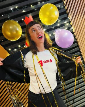 Catherine Pogonat Instagram - L’effet a 7 ans, pas toutes ses dents! Bonne fête à nous!! #leffetpogonat @icimusique