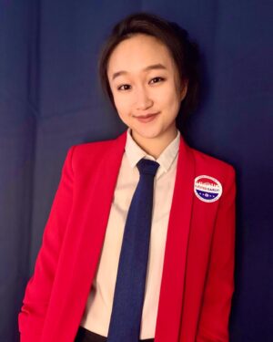 Cathy Ang Instagram - Coolest accessory in 2020 ✌️ LET’S VOTE MY FRIENDS!!!! 🗳
.
I voted early for @biden.harris2020 - I believe they are a step towards justice, equality, better education & health - and compassion & healing. Get to the polls tomorrow if you haven’t already. It DOES make a difference. I’m cheering you on from NYC! 🤟
.
.
.
#vote #vote2020 #voteblue2020 #bidenharris2020 #biden2020 #biden