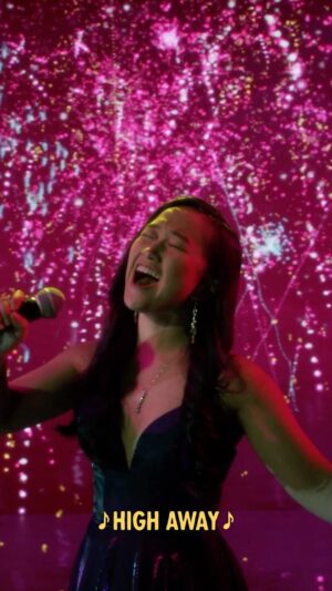 Cathy Ang Instagram - We shot an XR tech music video for “Rocket to the Moon!!!!!!” 🚀🚀🚀 I am in awe of the artists who worked on this stage and shot this beauty. THIS IS SO FRIGGIN’ COOL, and I basically just stood there as my hair got crispy from these fireworks lol 🧨😋🧨 Thank you SO MUCH to @netflix @netflixfamily @overthemoonmovie and #netflixplaylist for making this happen 😍 
.
.
.
#overthemoon #overthemoonnetflix #overthemoonmovie #netflix #netflixfilm #netflixfamily #glenkeane #pearlstudios #xr #xrfilmmaking #xrfilms #rockettothemoon #musicvideo #musicvideos #video #singer #sing #performance #musicperformance