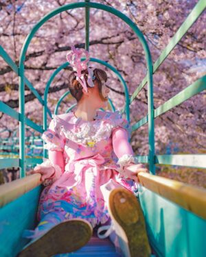 Cathy Cat Instagram - 10 pictures: Which one looks most ridiculously excited and why? 🛝 slide left to see the slide pics 😉 🛝 Which ones the most ridiculous? Which one looks the most excited?

Photo @masatoosan_portrait 
Dress @devilinspiredofficial 

#sakurajapan #japansakura #sakura2023 #sakura #japan_sakura #japan_photo #japan_photo_now #japan_photo_share #japan_photo_view #japantravel #cherryblossom #cherryblossomjapan #cherryblossom2023 #桜 #桜スポット #桜すべり台 #sakuraslide #桜ポートレート #桜ピンク #ファンシー　#ピンクファッション #devilinspired