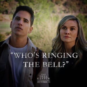 Cathy Marks Instagram - Who’s ringing the bell? 👀 🔔 
Spoiler alert: of course it was me. 🤭 😈 “The Bell Keeper” - out NOW in theaters and everywhere else! 
.
.
.
.
.

#TheBellKeeper #FinalDestination #JeffreyReddick #RandyCouture #BonnieAarons #TheNun #TheConjuring #HorrorMovies #Horror #Slasher #Action