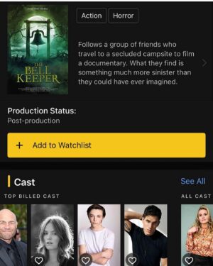 Cathy Marks Instagram - Can’t wait for you guys to meet the tough, sassy, Holly. 😈 🎥 Filming this feature was a dream come true with this incredible cast and crew. The Bell Keeper- coming soon. 🔔  #TheBellKeeper