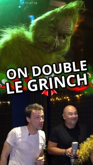 Cauet Instagram - On double ton film de #Noël préféré 🎅🏼 #Cauet #LeGrinch #Doublage