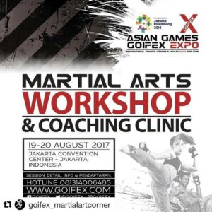 Cecep Arif Rahman Instagram - #Repost @goifex_martialartcorner with @repostapp
・・・
Are you tough enough? 
register yourself in our Martial Arts Workshop.
Watch and learn something new in the Martial Arts world.
Explore your knowledge.

1. Who doesn't know Chris John @chrisjohnindonesia ? Sign up for his class at GOIFEX Martial Arts Workhop & Coaching Clinics.
Learn from the expert!

Book your class, NOW!! 2.You are a Muaythai for fitness enthusiast?
This is the perfect workshop for you!

Join our class with Henri Hendarto @gm.guruhenrihendarto and get more knowledge.

3. All hear! All hear!
We have Afonso Cego @afonsocego in the house , received his luta livre black belt from Joao Ricardo, a legendary figure of the sport in Brazil.
Book yourself a spot in our workshop, NOW!

4.The best Silat's workshop !
Learn from the best and make sure you get the seat!
Book now for GOIFEX Martial Arts Workshop with Cecep Rahman @ceceparifrahman 
5.To all of you Mixed Martial Arts fighters out there!
You don't wanna miss this!
GOIFEX Martial Arts present to you MMA workshop by Fransino @fransinotirta 
Limited seats so don't miss it!
See you all there!

6.GOIFEX Martial Arts present to you a Nunchaku class by Deddy Irmawan @jawarapenaga . Explore more and dg deeper to your skill.
Join now!

7. Fighters, want to know more about Kudo??
Register yourself to our Kudo Workshop session with DAVID 
8. Have you heard about Shinkendo?
Join us in GOIFEX Martial Coahing Clinic with  Senpai Nurham and widen your knowledge.
See you all there!

9. Have yourself a free coaching clinic form GOIFEX Martial Arts in Aikido and Libre Fighting with Chico @chico.redwolf Experience the fun and gain more skill.
Make sure you will be there!

10. A free for public Boxing coaching clinic by Jansen Hebi Marapu @jansenmarapu WSBC .
Learn more and get to know about Boxing.
You might like it!
Grab your seat now!

Log on to www.goifex.com
Hotline :  62813 1400 6485
@goifex_martialartcorner  #asiangames #asiangames2018 #goifexasiangames2017 #jakartapalembang #silatpanglipur