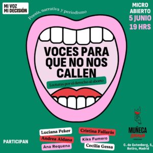 Cecilia Gessa Instagram - 2 👉A pocos días de las elecciones europeas @mivozmidecision hace el último acto en Madrid con una lectura para defender el derecho al aborto. Micro abiertoooo a quien quiera venirse. Alcemos nuestras voces a través de la poesía, el periodismo, la literatura y las nuevas narrativas. ¿ te vienes ? 😎
Mientras, si no lo has hecho… Firma y únete a #mivozmidecision (enlace en bio) 💪

3 Aunque a este le queda muy bien el pañuelo verde, nunca me gustaron los toros. @noesmicultura.ilp 

4 Súper feliz de trabajar con estas maravillosas mujeres a las que admiro muchísimo. 💜

5 Home 🌺

6 Súper mami @isabelsotod con súper babyyyy 👉#Isaac 🥰🥰

7 Amigas talentosas para comérselas enteritas “o con papas” como dice @anitamanezphoto 💜 
“¿ otra foto 😒?” Siii… @beapoey 😂Pa celebrarte!!!! ♥️

8 Si @carlosbardemoficial es feliz, yo también. TAHFYF🫵

9 Lo que yo quiera. 😎🔥