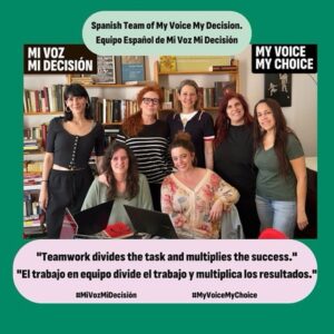 Cecilia Gessa Instagram - Hello! We are the Spanish colleagues from Mi Voz Mi Decisión. We are very excited to be here today, sharing on the My Voice My Choice account.

¡Hola! Somos las compañeras españolas de Mi Voz Mi Decisión. Estamos muy emocionadas de estar aquí hoy compartiendo en la cuenta de My Voice My Choice.

#MyVoiceMyChoice
#MiVozMiDecisión