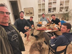 Cedar Wright Instagram - My annual trip to my home away from home in Santa Barbara was a delight.  Winter thermals, chossy sport crags, friends who are family, kiddos, and doggies galore!  Sending love and hopes for adventure to all as the new year creeps close!