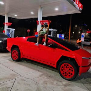 Cee Lo Green Instagram - @lilbaby #love #this  hardest one I seen so far  @tip  showed me his , still in the shop getting modified … it’s hard and original too . But whoooh that red my #heart