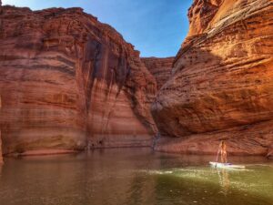 Celeste Ziegler Instagram - Well this is one way to SUP 
#travelgram #arizona #canyons