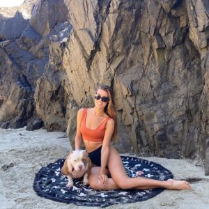 Celeste Ziegler Instagram - Adventures with the fur babies @bea_the_itty_bitty_pitty @bcblondeandboston are always with best 💕