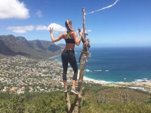 Celeste Ziegler Instagram - Hiking mountains with my girl @bentleystingley today . No filter needed for this beautiful place ! #capetown #moutaingoat #lionshead #southafrica #nature #travelgram #luxwtsouthafrica #luxuryworldtraveler #luxwt