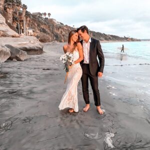 Celeste Ziegler Instagram - HELLO MARRIAGE , GOODBYE LA ! This last while has been such a whirlwind of emotions. One of the best days of my life happened & I finally got to marry my soulmate. Driving 22 hours with a uhaul across a closed border to marry & pack up our life in LA because of family matters back home & the film/modelling industry collapsing, has been nothing but easy. But as I wandered the streets of LA for the last time before our move, I saw what LA had become during the pandemic. A city that we had moved to for it’s vibrancy and entertainment industry had now become quiet & empty. Experiencing LA at it’s current stage reassured me I was doing the right thing for now. Fast forward to our elopement ; it reminded me that it doesn’t really matter where we live , as long as I have my ❤️ by my side. We decided to elope & so happy we did because every ounce of pressure, anxiety & obligation was stripped away by just “winging it”. No tangible details mattered in a time when all businesses were shut down & that’s what made it so real & raw and it was purely about our love for one another that day! Granted we would love to have family & friends there and we are planning a party next year when all things covid settle. I’ve never been that girl that dreamed of getting married, in fact I was always the girl that people asked when I was going to settle down. I’ve always had a gypsy soul, which seemed like it could never be tamed as I gallivanted around the world for years. Finally this one (now my hubby )caught me off guard , my soul wanted to stay and feel safe with one partner.
I am forever grateful to my bestie @bentleystingley for becoming  an ordained minister and making our marriage happen ! Her amazing fam helped us location hunt & did everything from candles to flowers & cake & photos. Her mother treated me like one of her own, much needed in a time when I received the news that my mom was hospitalized while in LA this time💔In a moment where everyone is paranoid & fearful of closeness , it was such a beautiful and magical moment to celebrate togetherness & love . There are always blessings to be found in tough circumstances. Can’t wait to celebrate in 2021 💕 #heartisfull
